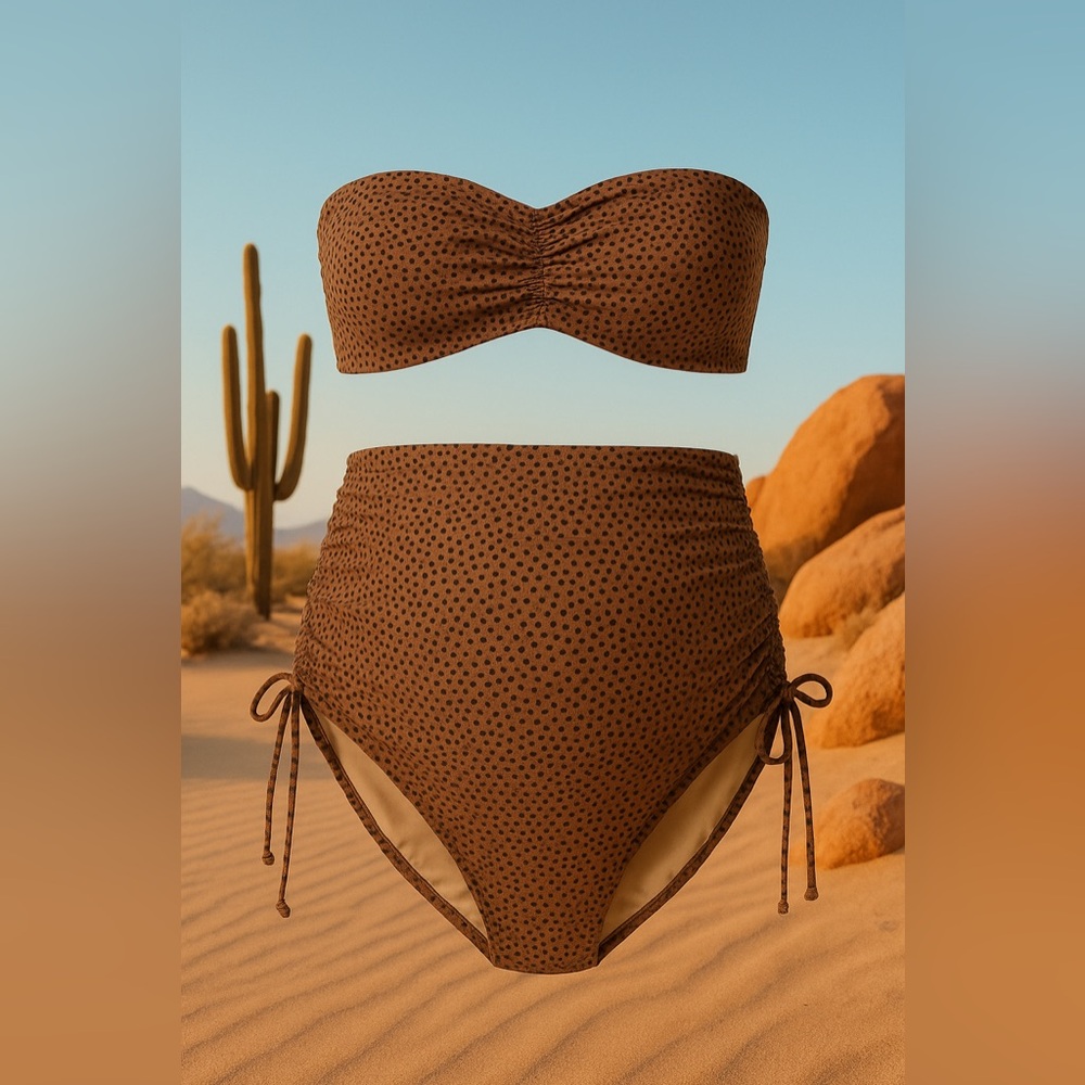 Pea in the Pod Maternity Bandeau Bikini Set – Size M, NWT